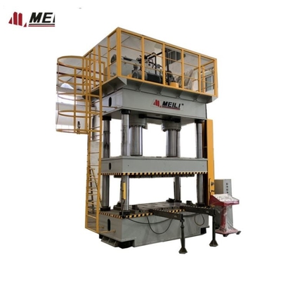 400T เครื่องกดไฮดรอลิกสี่คอลัมน์ 25Mpa HMI ISO